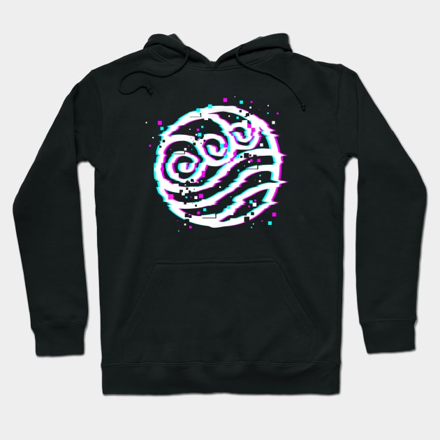 Waterbending Glitch Hoodie by Silentrebel